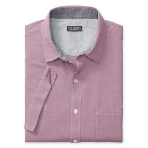 Men's Van Heusen Slim-Fit Dusty Rose Button-Down Shirt Size L
